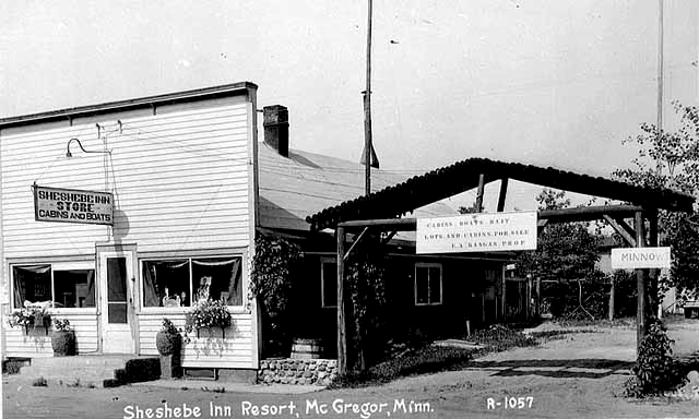 Sheshebe Inn Resort near McGregor Minnesota, 1930