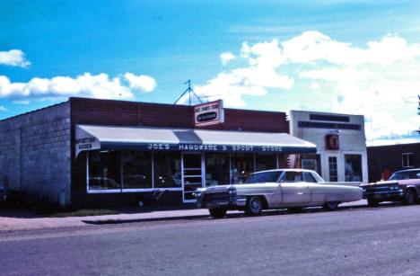 Joe's Hardware and Sporting Goods, McGregor Minnesota, 1966