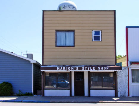 Street scene, McIntosh Minnesota, 2009