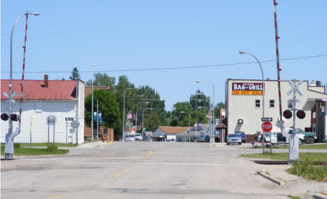 Street scene, McIntosh Minnesota, 2009