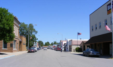 Street scene, McIntosh Minnesota, 2009