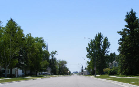 Street scene, McIntosh Minnesota, 2009