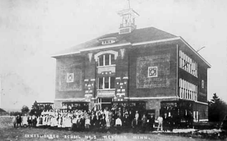 Consolidated School No. 5, Medford Minnesota, 1950's