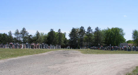 Cemetery at St. John the Baptist Catholic Church, Meire Grove Minnesota, 2009