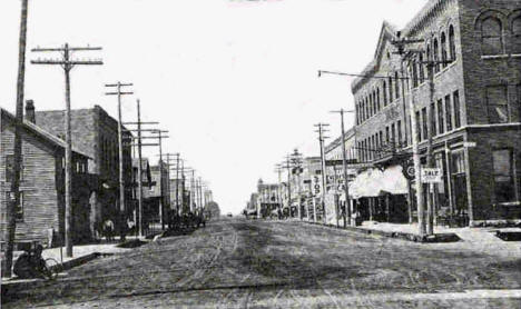 Main Street, Melrose Minnesota, 1912
