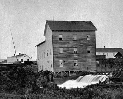 Mill at Melrose Minnesota, 1880