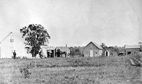 Home of August Lindbergh, Melrose Minnesota, 1880