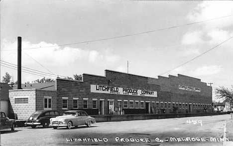 Litchfield Produce Company, Melrose Minnesota, 1950
