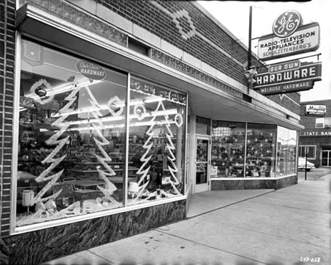 Melrose Hardware, Melrose Minnesota, 1956