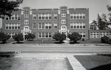 School, Menahga Minnesota, 1940's