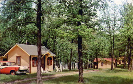 Pine Crest Resort on Stocking Lake, Menahga Minnesota, 1960's