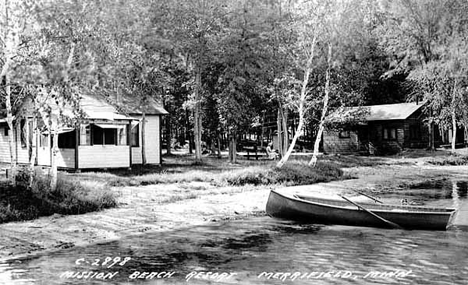 Mission Beach Resort, Merrifield Minnesota, 1940