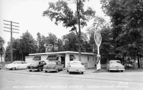 Oyster House Cafe, Merrifield Minnesota, 1950's