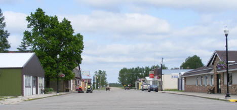 Street scene, Middle River Minnesota, 2009