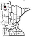 Location of Middle River MN