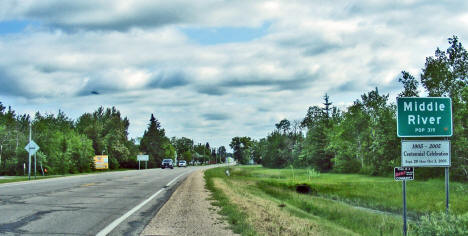 Entering Middle River Minnesota, 2009