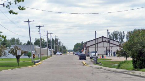 Street scene, Middle River Minnesota, 2009