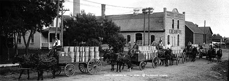 Farmers Cooperative Creamery, Milaca Minnesota, 1915