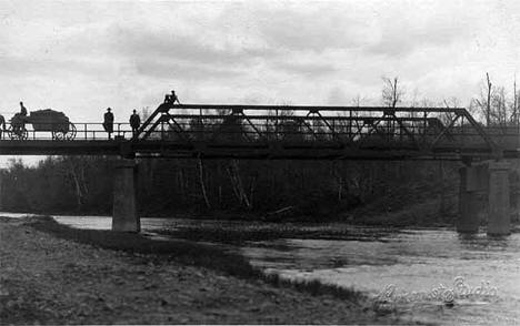Bridge near Milaca Minnesota, 1915