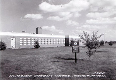 St. Mary's Catholic Church, Milaca Minnesota, 1950's