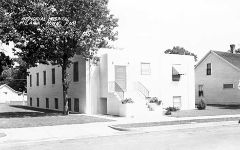 Memorial Hospital, Milaca Minnesota, 1950