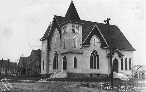 Swedish Baptist Church, Milaca Minnesota, 1915