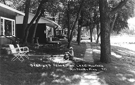 Brezina's Resort on Lake Miltona, Miltona Minnesota, 1970