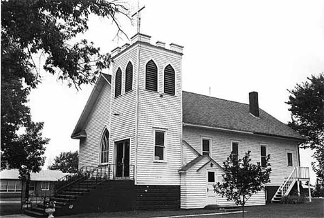Faith Lutheran Church, Oak Street and Third Avenue, Miltona Minnesota, 1983