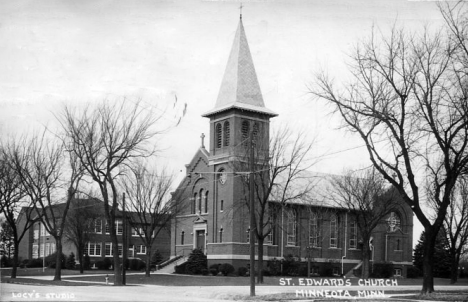 St. Edward's Church, Minneota Minnesota, 1940's