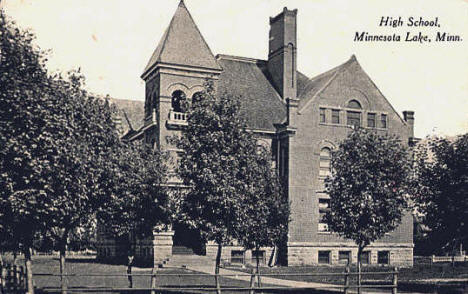 High School, Minnesota Lake Minnesota, 1915