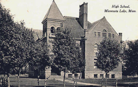 High School, Minnesota Lake Minnesota, 1915