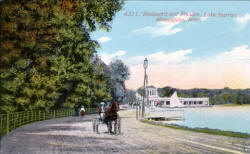 Lake Harriet Boulevard with Pavilion in background