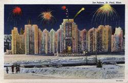 Winter Carnival Ice Palace, Saint Paul Minnesota, 1937