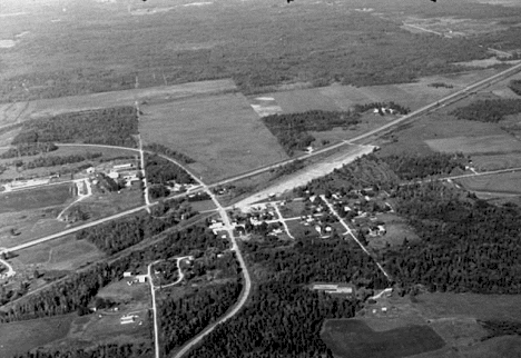 Aerial View of Mizpah Minnesota, 1984