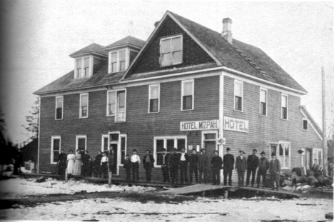 Hotel Mizpah, Mizpah Minnesota, 1906