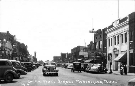 South First Street, Montevideo Minnesota, 1940's?