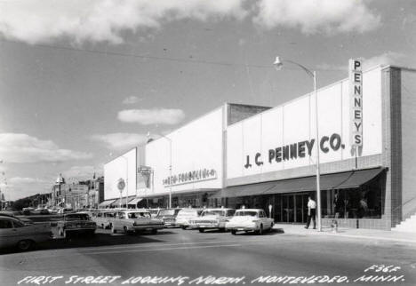 First Street looking north, Montevideo Minnesota, 1960's