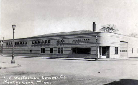 HE Westerman Lumber, Montgomery Minnesota, 1940's