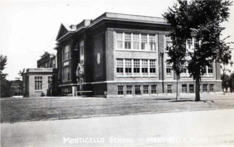 Monticello School, Monticello Minnesota, 1940's?