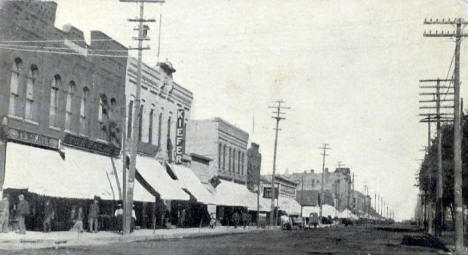 Front Street, Moorhead Minnesota, 1910's?