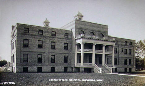 Northwestern Hospital, Moorhead Minnesota, 1910