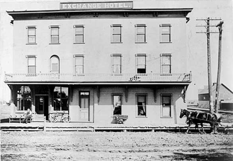Exchange Hotel, Moorhead Minnesota, 1898