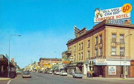 Center Avenue, Moorhead Minnesota, 1965