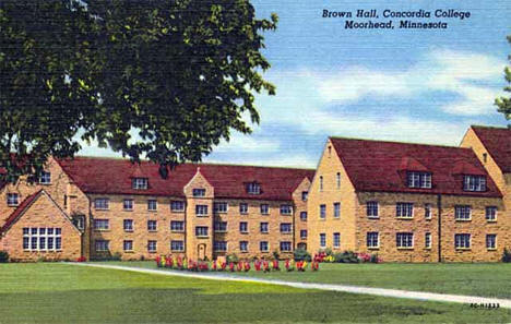 Brown Hall, Concordia College, Moorhead Minnesota, 1930
