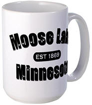Moose Lake Established 1869 Large Mug