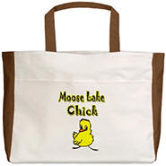 Moose Lake Chick Beach Tote