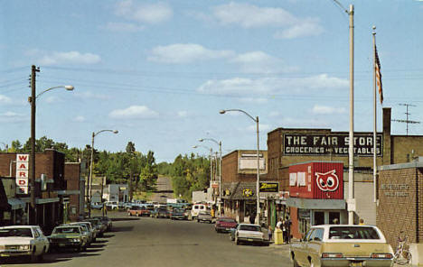 Street Scene, Moose Lake Minnesota, 1960's