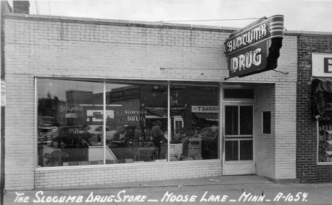 Slocumb Drug Store, Moose Lake Minnesota, 1950's