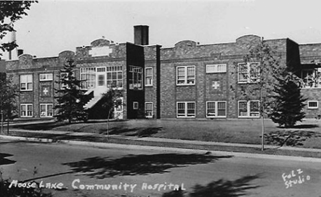 Moose Lake Community Hospital, Moose Lake Minnesota, 1950's