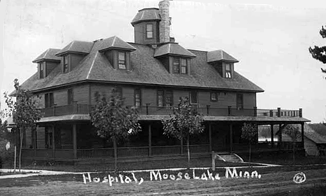 Hospital, Moose Lake Minnesota, 1910